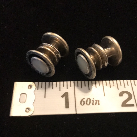 3/$15 ⭐️ Retro Elegant classy FRE-DAU mother of pearl cuff links (z) cufflinks - Picture 3 of 7